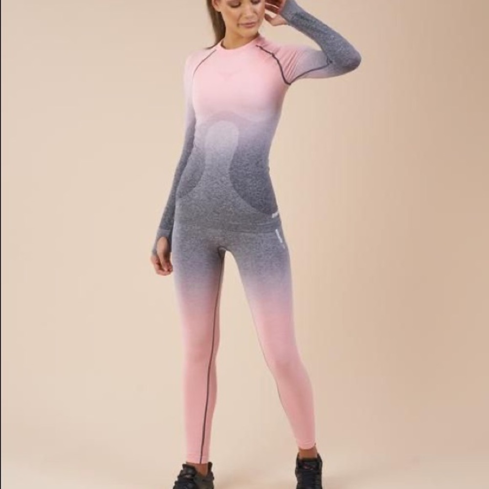Gymshark Ombré Seamless Length Long Sleeve